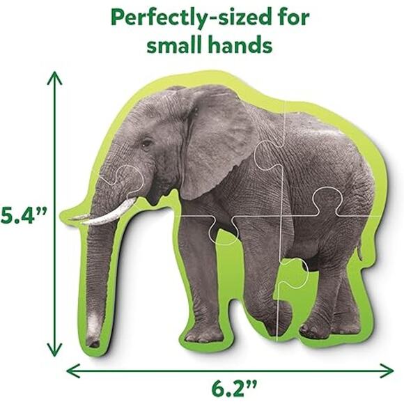 Skillmatics Step by Step Puzzles Farm & Wild Animals Stage Base Learning - Picture 5 of 8